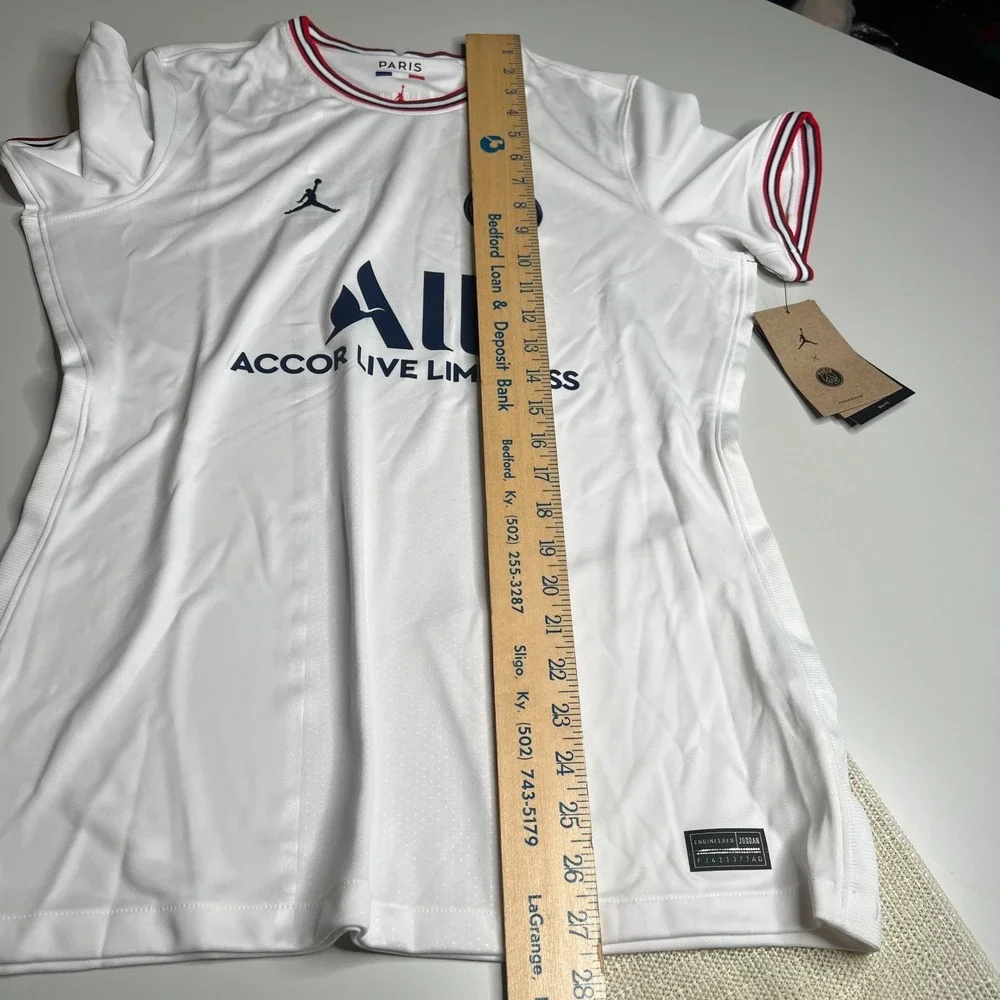 PSG Paris Saint-Germain Jordan Away Jersey Women's L White DH7474-101 NWT